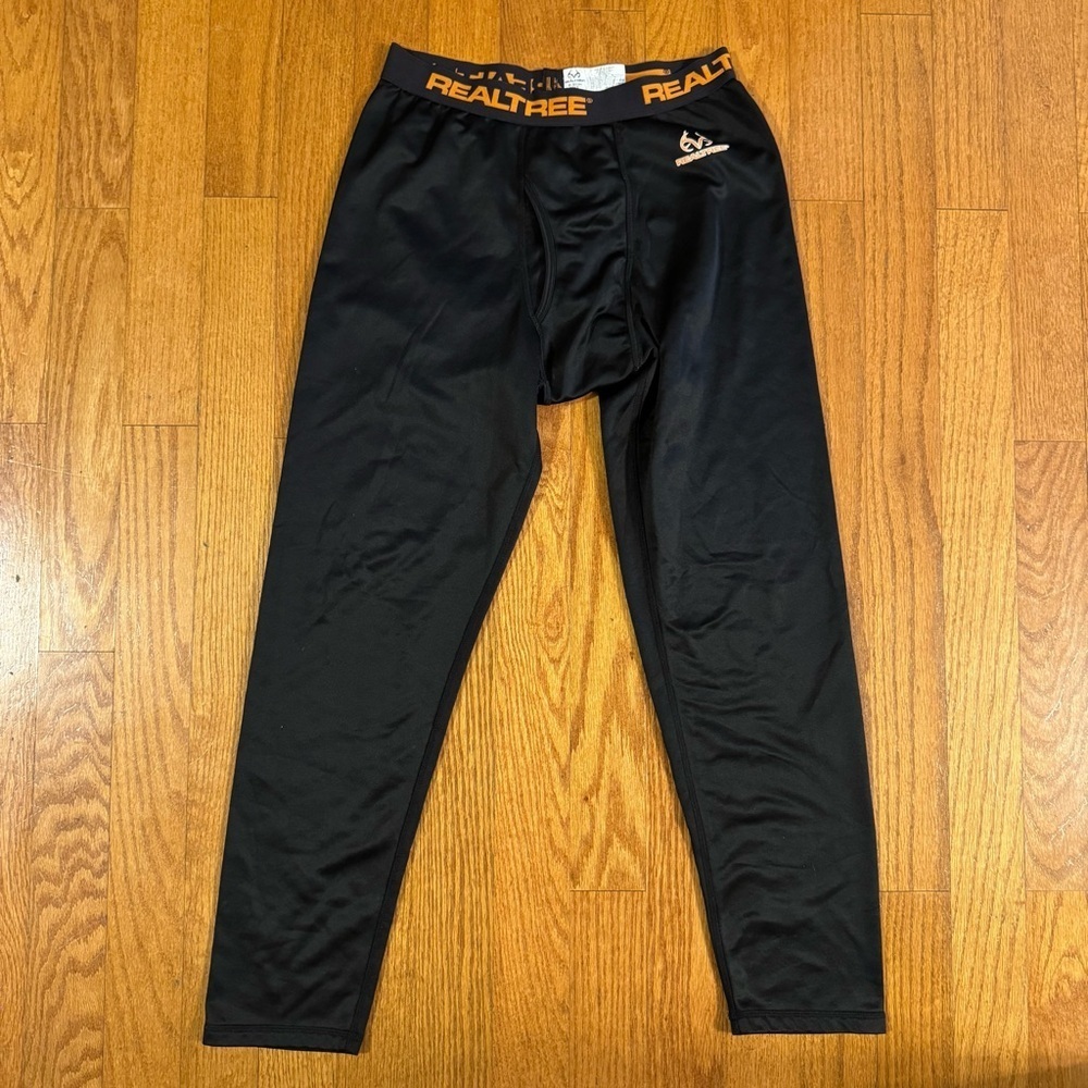 Realtree Men's Black Performance Pants Size M